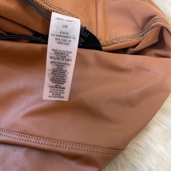 NWT Aerie Brown High-Waisted Leggings - Picture 11 of 11